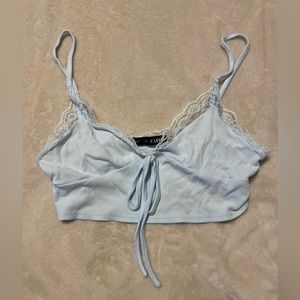 Light blue Zaful tank top/bralette!